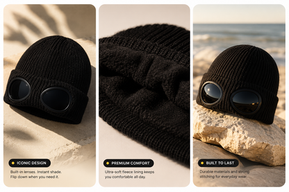 ShadeMode™ Built-In Sunglasses Beanie